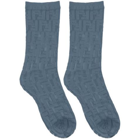 fendi blue socks|real real Fendi socks.